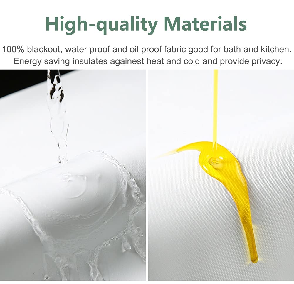 Tende a rullo 100% oscuranti impermeabili per finestre del bagno 60 cm/80 cm/100 cm/120 cm/140 cm di larghezza protezione della privacy ideale per dimensioni WXH 100 x 150 cm