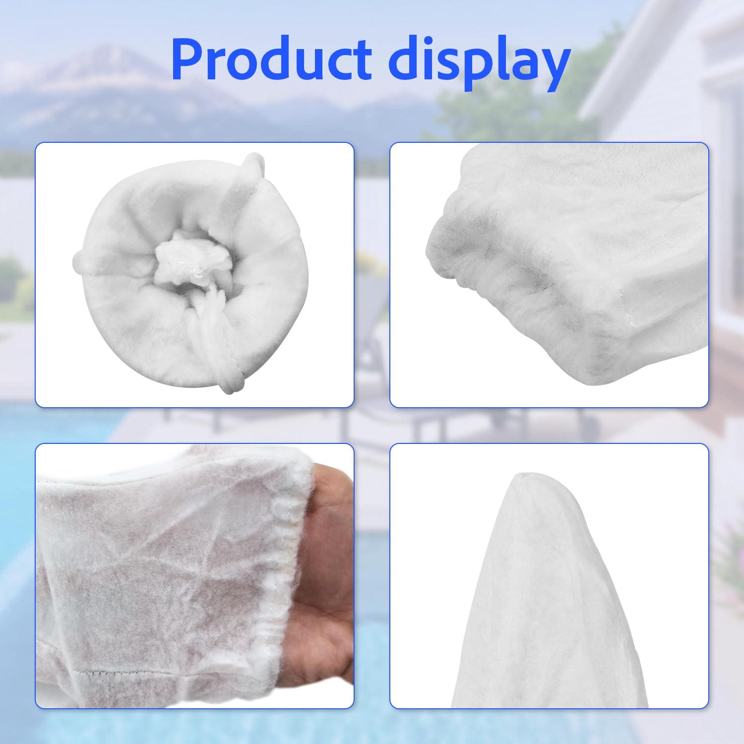 Filtro de vacío de repuesto de algodón para Pool Blaster (paquete de 3)