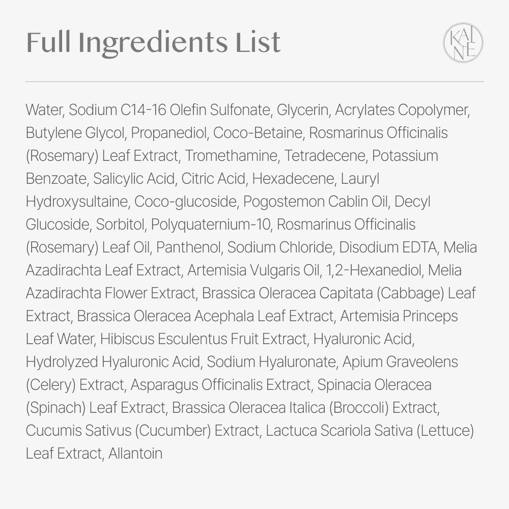 KAINE Rosemary Relief Gel Cleanser | Pore Care with Rosemary Extract, BHA and Triple Hyaluronic Acid for Deep Hydration and Soothing for All Skin Type, Korean Skincare 5.07 fl oz/150ml - Image 6