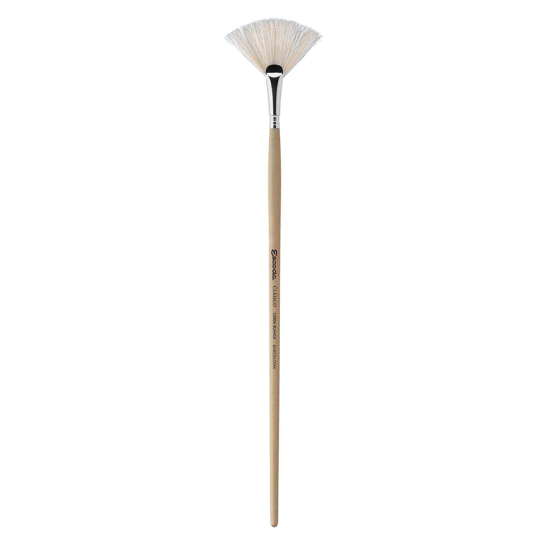 Escoda Clásico Hog Series 5337 – Pincel De Cerda De Cerdo, Forma De Abanico, Tamaño #2, Para óleo Y Acrílico