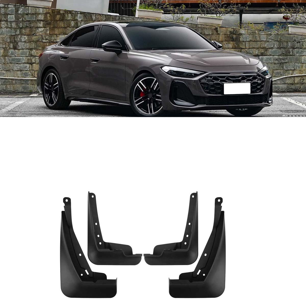 Garde-Boue pour Voiture Audi A5L 2025 Bavettes Accessoires Extérieurs