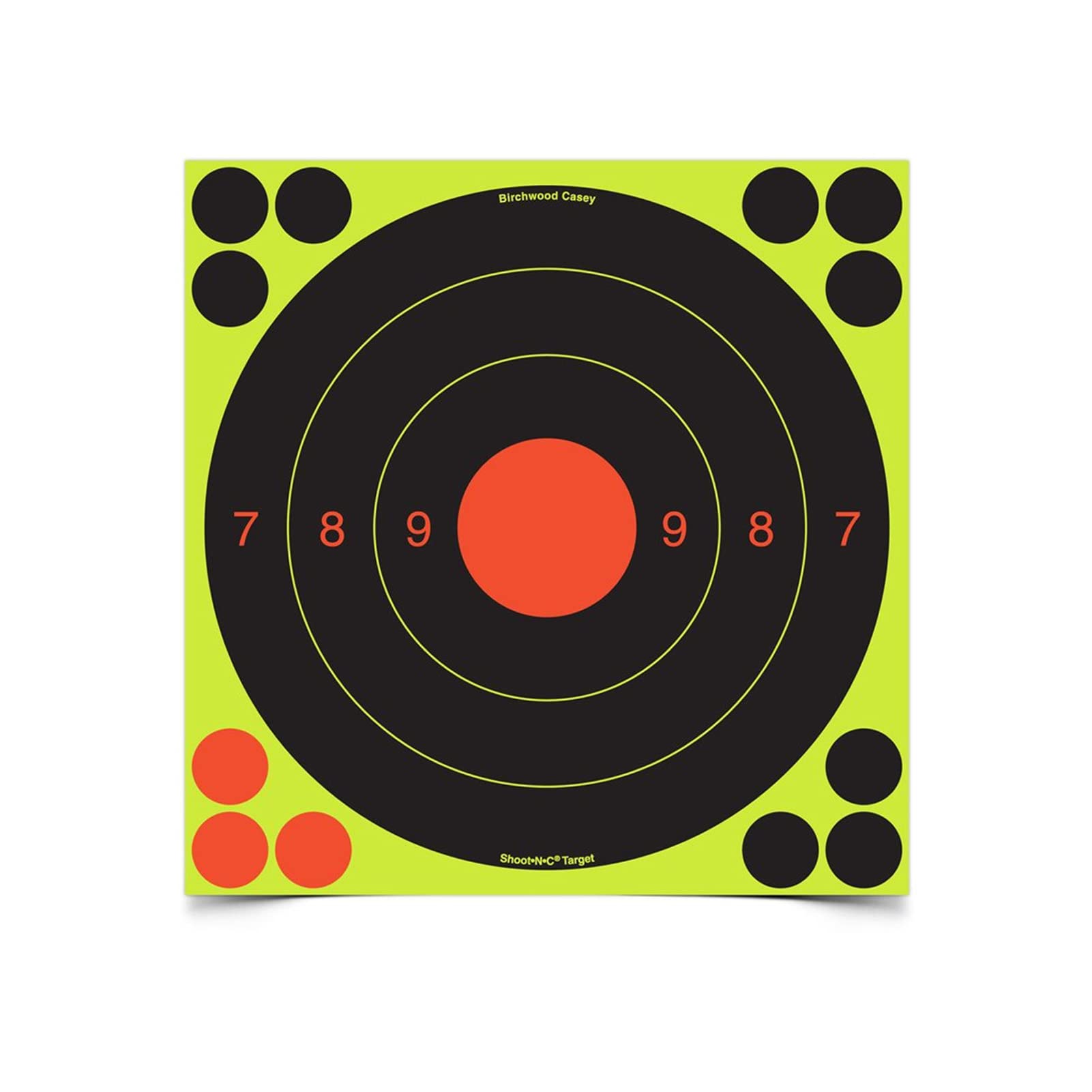 Birchwood CaseyShoot-N-C Targets, 8 Bullseye, 6 Targets + 24 Pasters