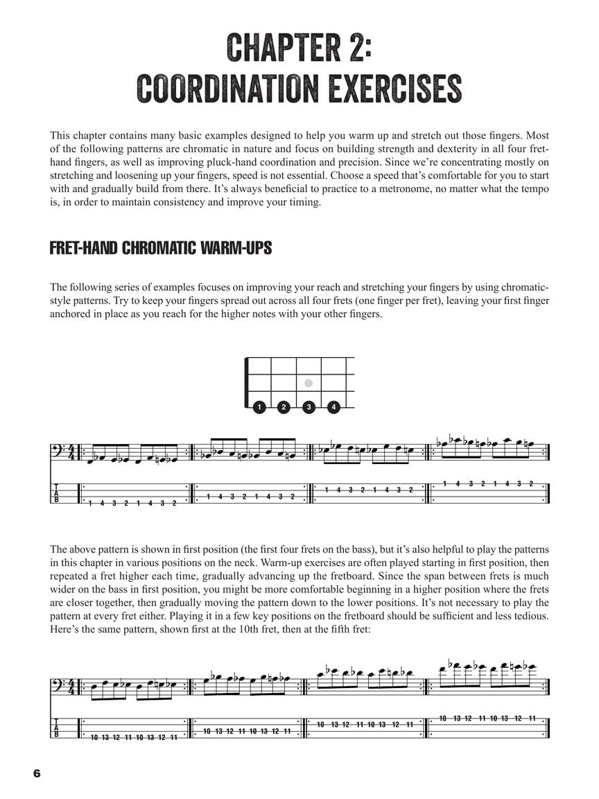 Warm-Up Exercises for Bass Guitar - 9781495029967