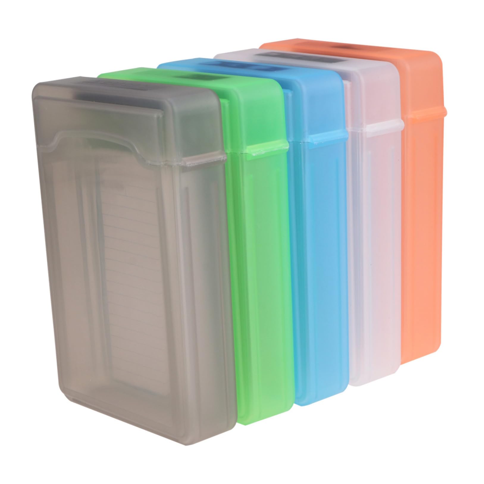 5 Pezzi Custodia Hard Drive Protezione Resistente Antigoccia con Blocco e per Organizzazione Plastica Durevole