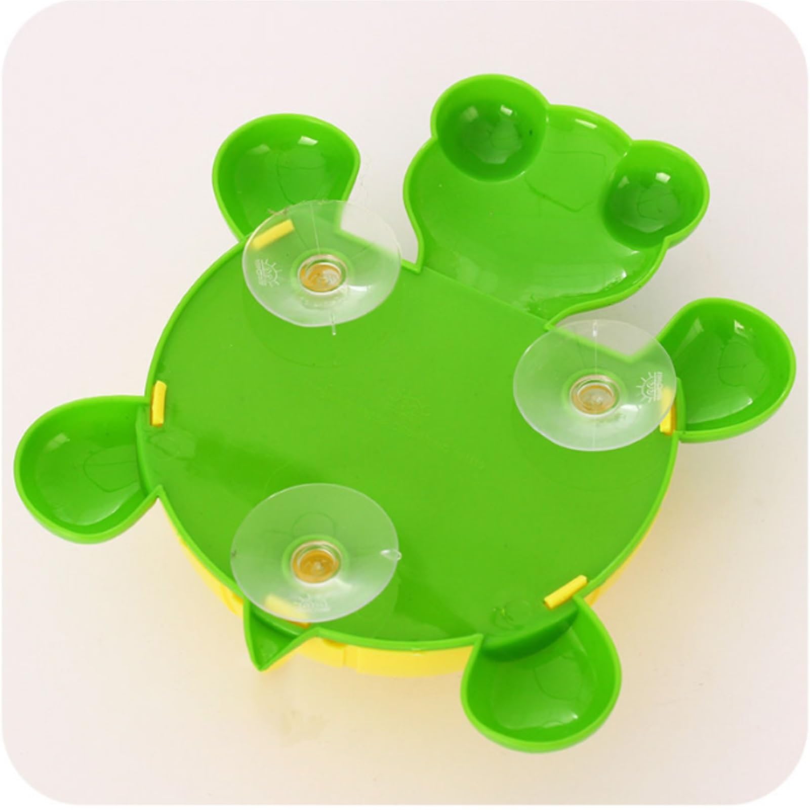 Portacepillos de Dientes para Familia Soporte For Cepillo De Dientes, For Pasta Montado En La Pared, Organizador Ducha con Forma Tortuga Cocinas(Blue)