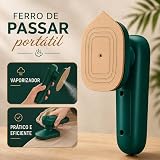 Mini Ferro de Passar a Vapor Portátil Bivolt com Borrifador Compacto — imagem 3