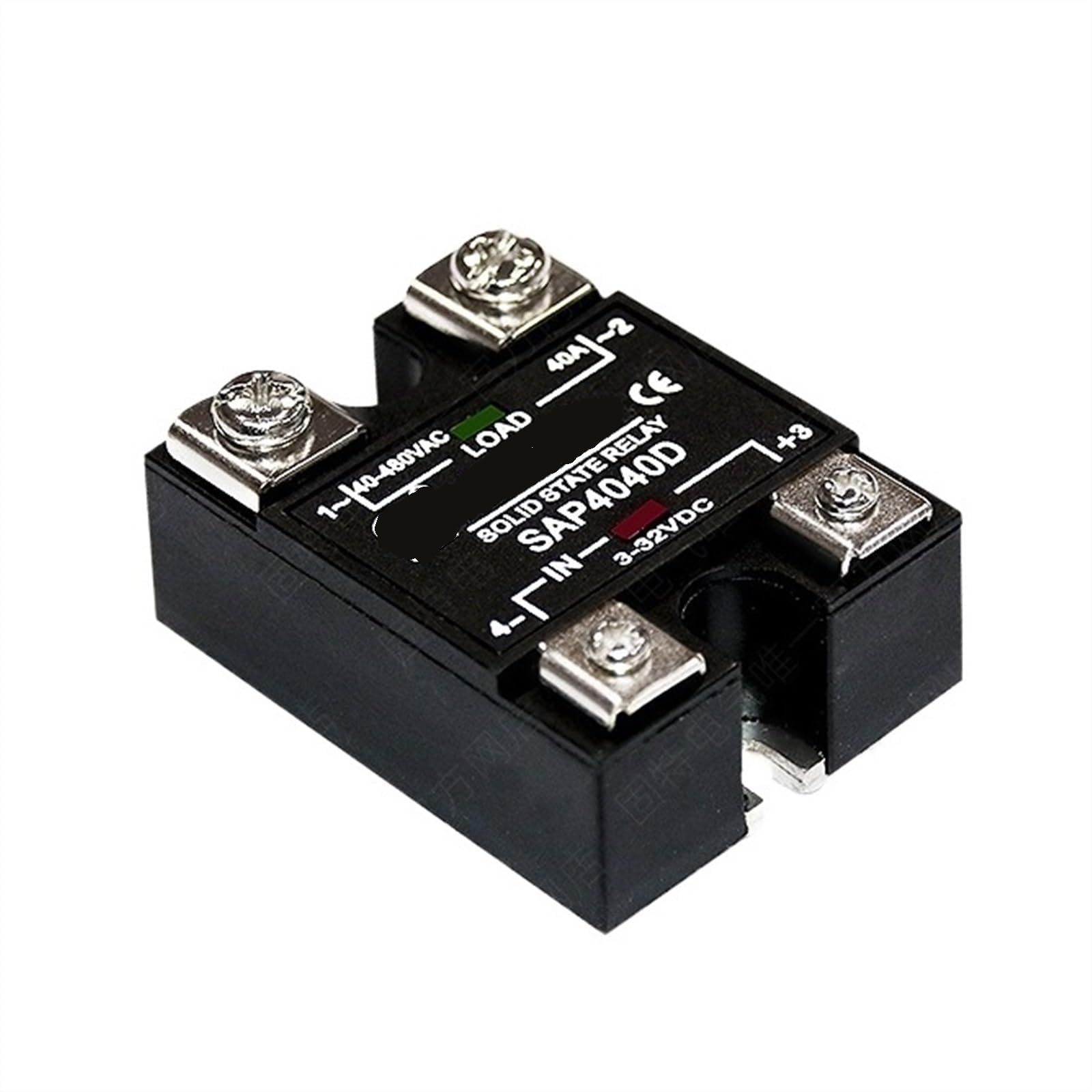 Relais statique SAP4040D résistant pour stabiliser le courant AC 40A double lampe