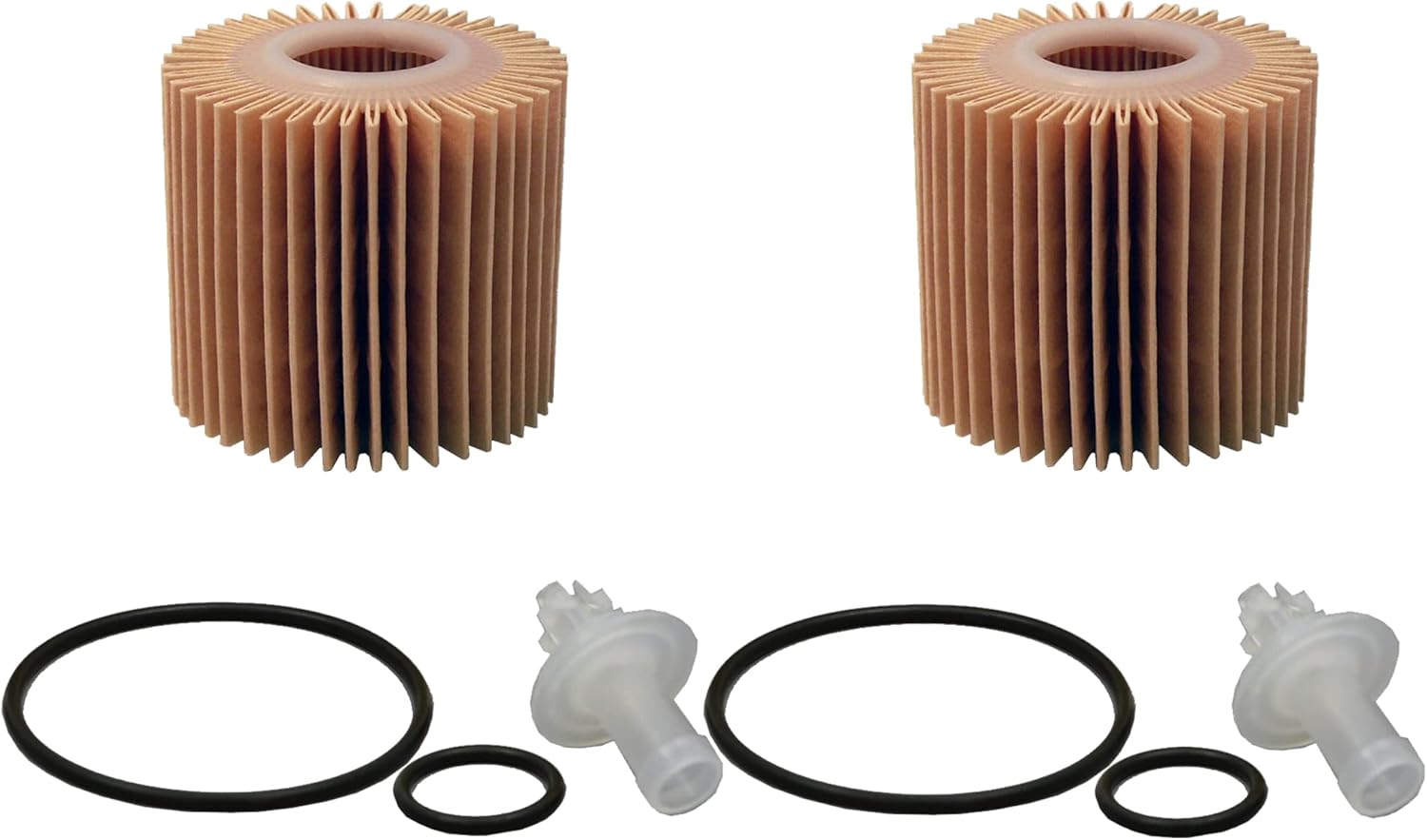 Wix Pair Set Of 2 Engine Motor Oil Filters For Lexus Scion