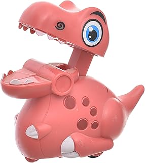 لعبة ديناصور حلزونية، متعددة الألوان، للأطفال، للجنسين، صغيرة، بلاستيك، لا تحتاج الى بطاريات