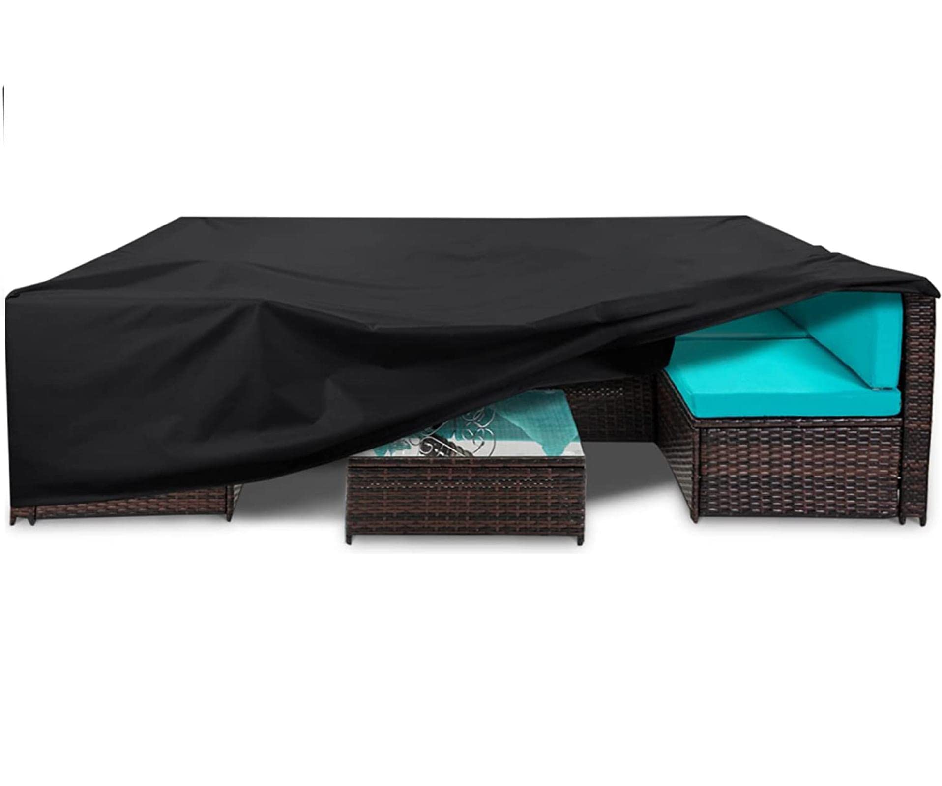 KDXAOBEI Housse Salon De Jardin Exterieur, 160x145x80cm 420D