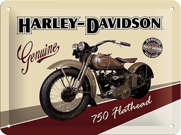 Nostalgic Art Harley Davidson Retro Metal Duvar Panosu