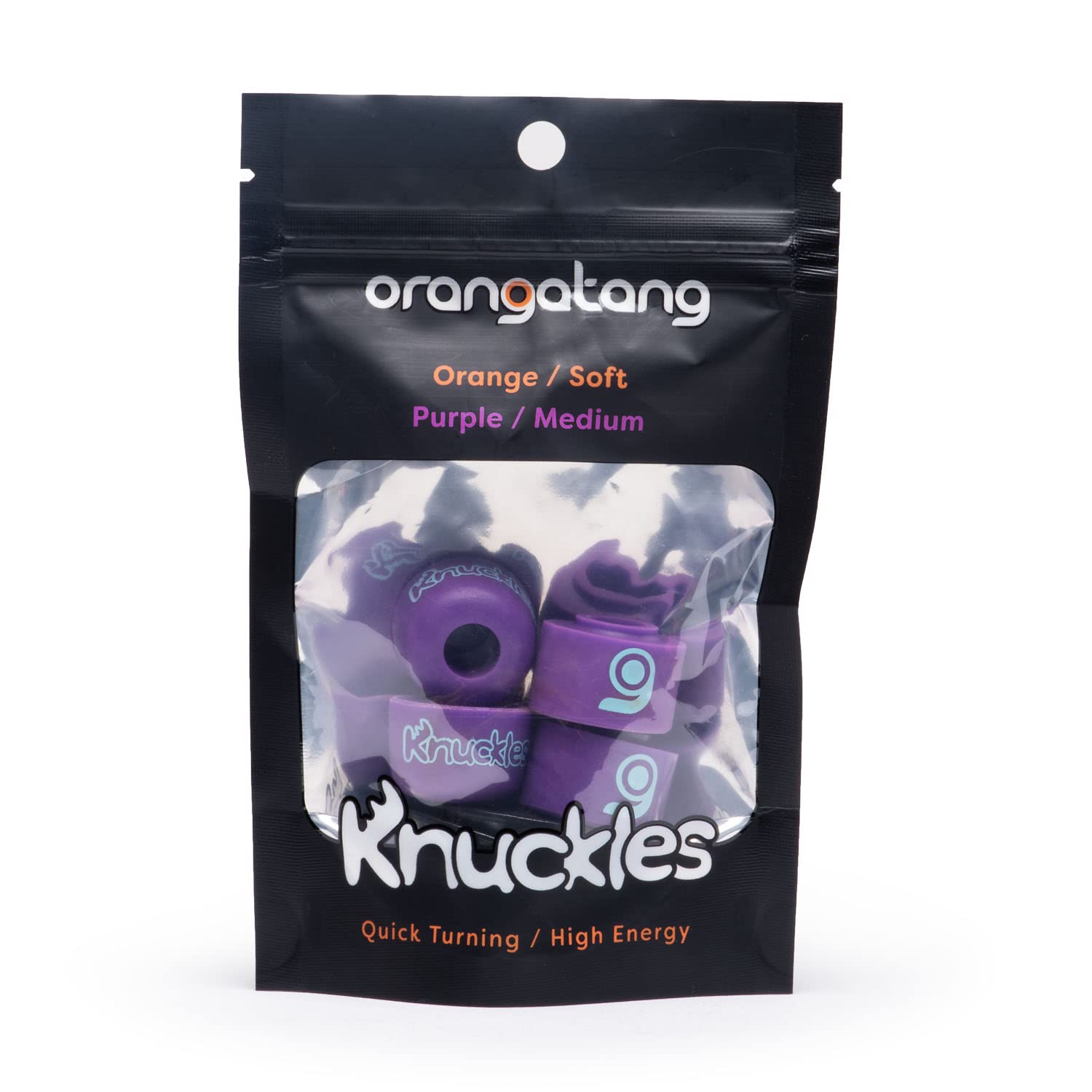 Orangatang Knuckles (pour 2 Trucks) Gommes bushings Longboard - 90A
