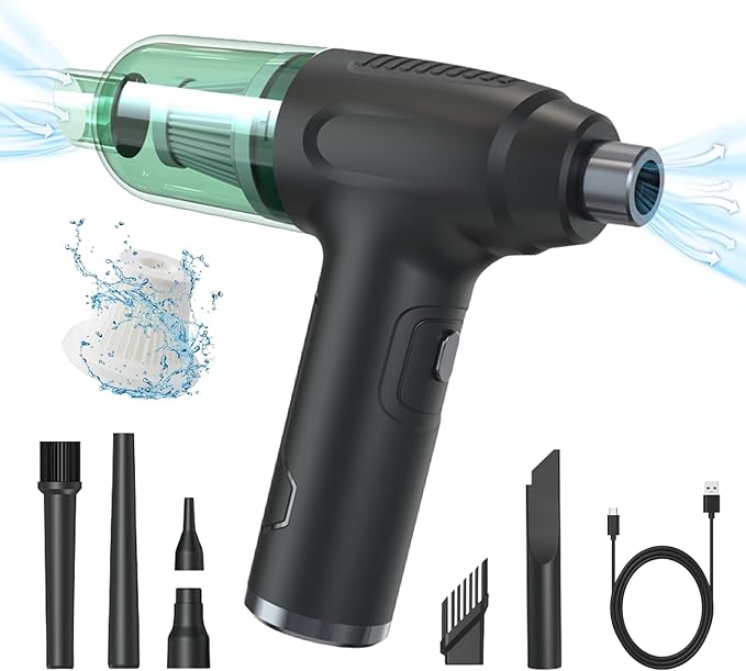Exsivemy Electric Compressed Air Duster Cleaner for PC Rechargeable