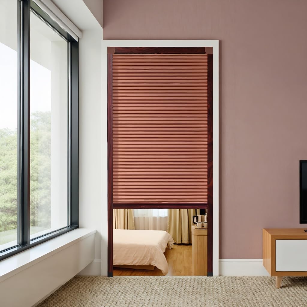 Porte pliante intérieure multiplis sur mesure thermo-isolante 48x88