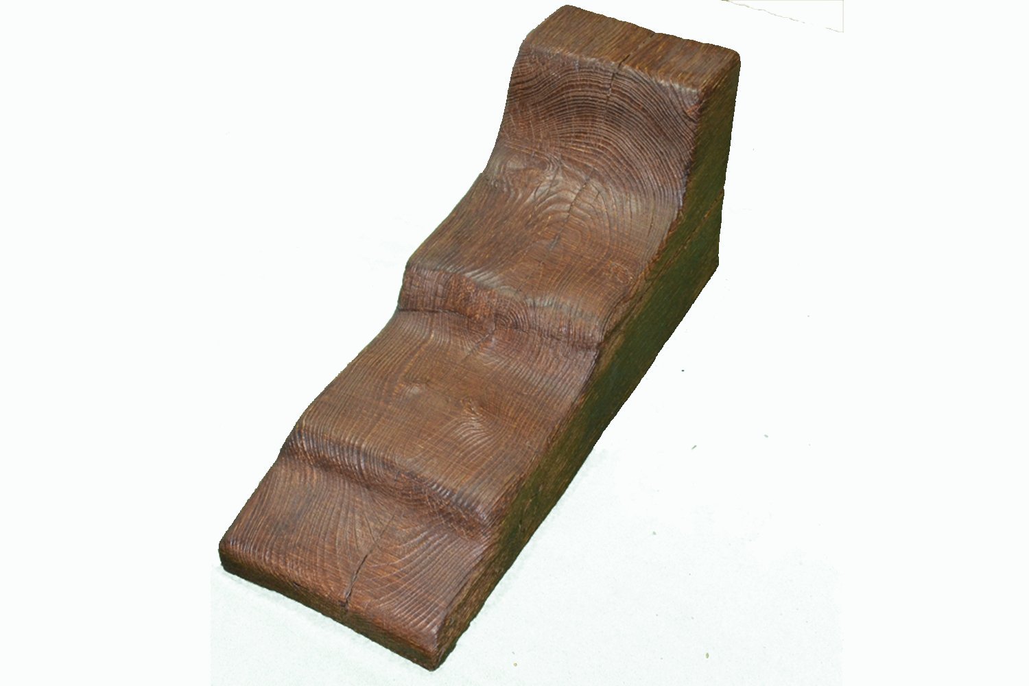 Ménsula para viga de poliuretano 47 x 16,3 x 21cm Nogal
