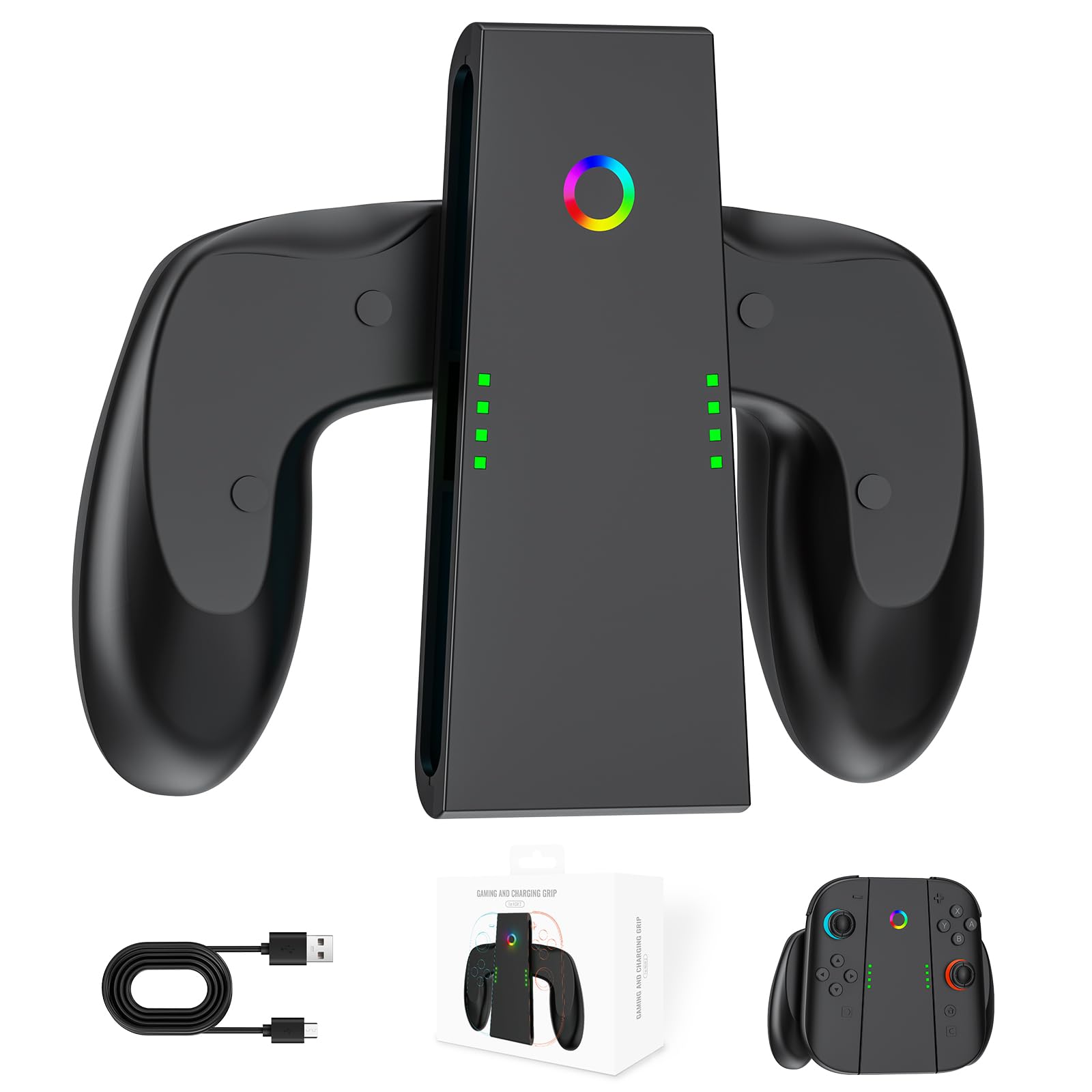 Amazon.co.jp: Switch 2 Joy-Con 2交換 充電グリップ 急速充 電 Type-C 