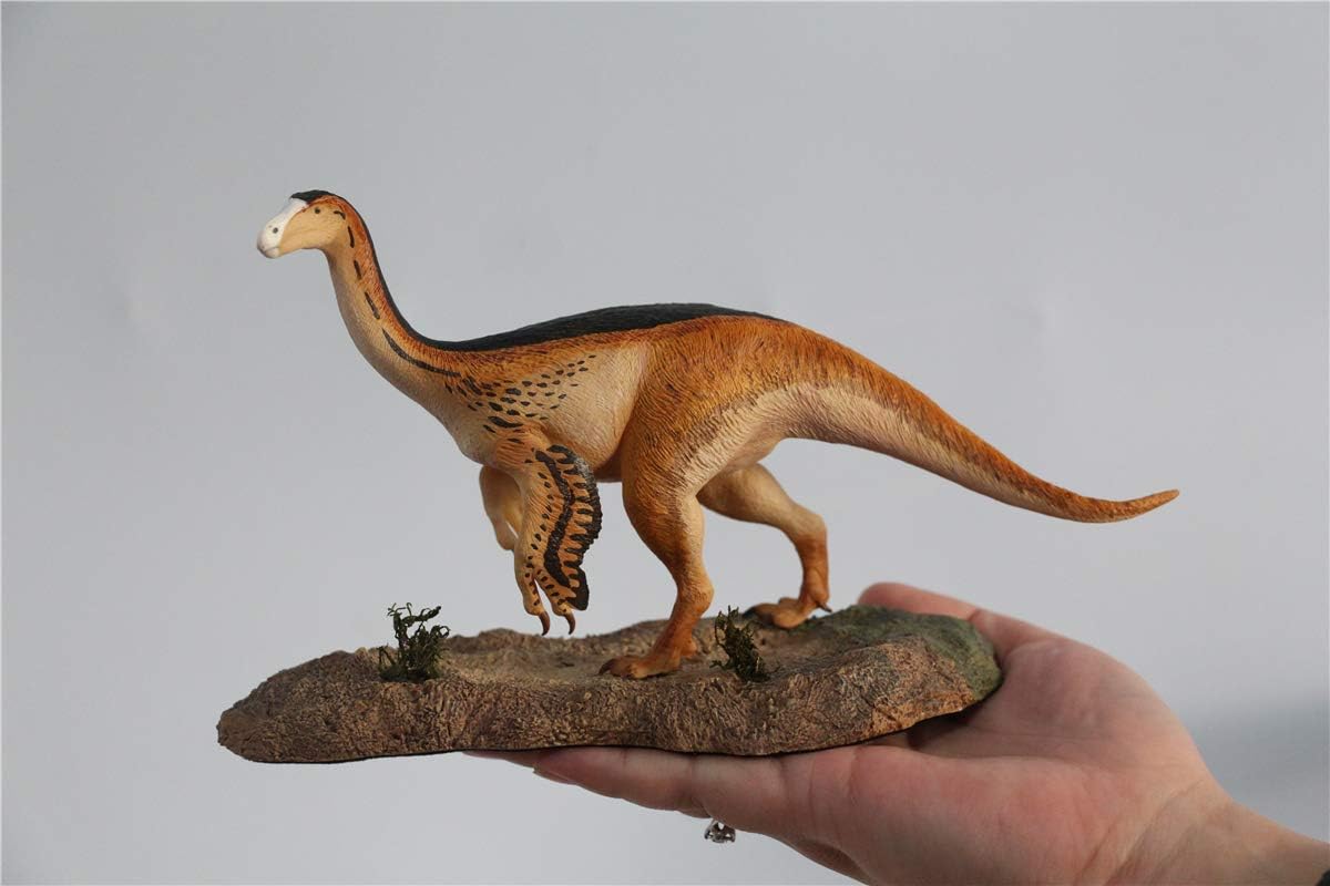 Vitae 1/35 Tiantaiosaurus sifengensis Dong Statue Realistic Dinosaur PVC Collector Toys Animal Educational Model Decoration Gift for Adult (Dark)