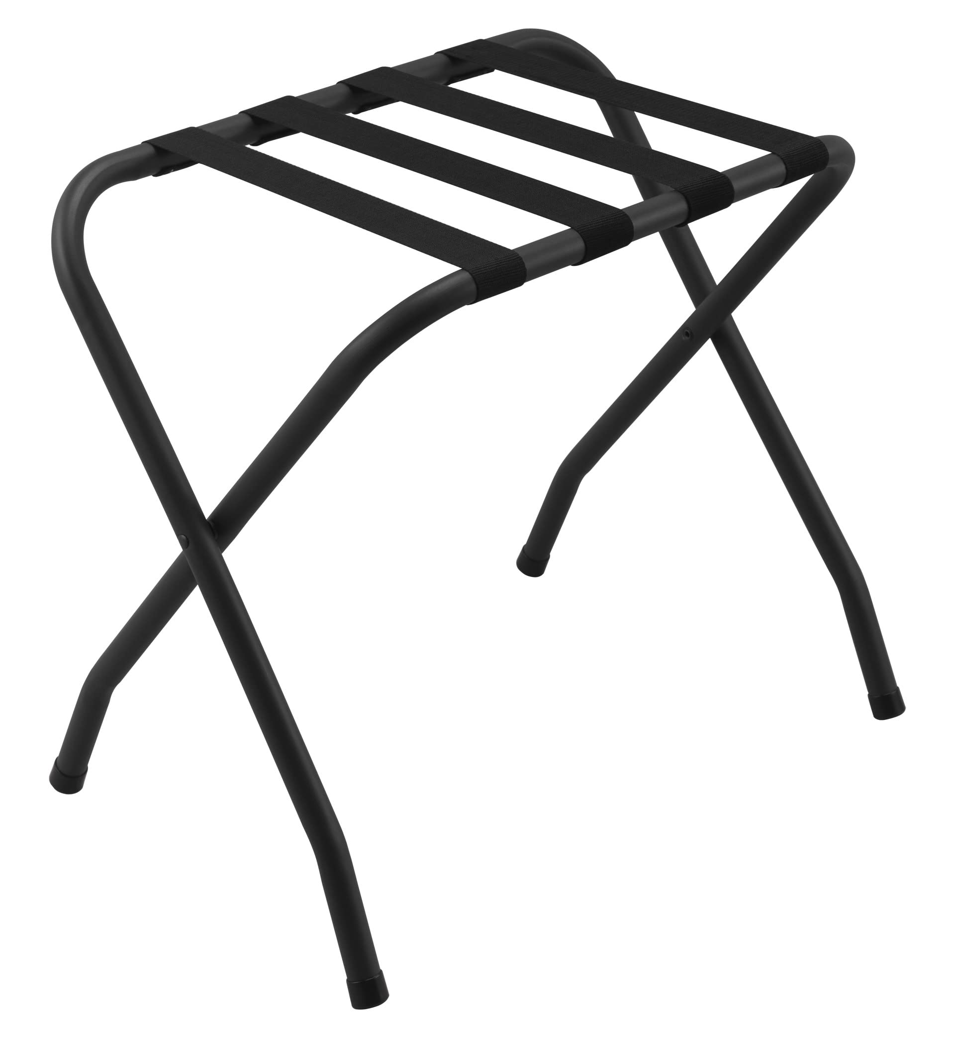 Corby Metal Luggage Rack with No Back (Ashton / LGR0002) in Black