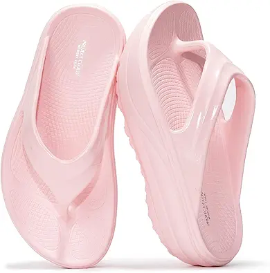 Project Cloud Super Foam Flip Flops for Women Footwear - Memory Foam and Lightweight Platform Sandals Women Beach Vacation Essentials - Non Slip Durable and Soft Slippers (Abra)