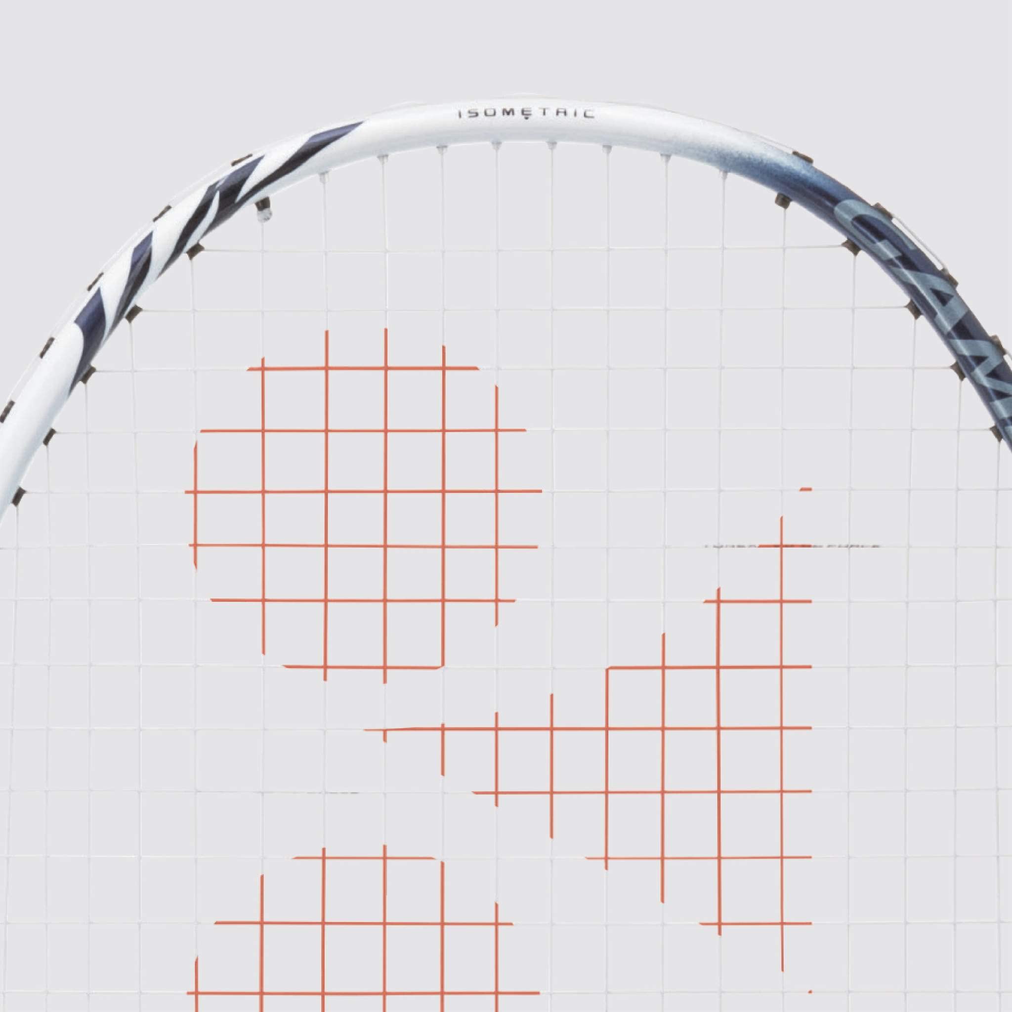 YONEX Grafitowa rakieta do badmintona Astrox 99 gra z pełną osłoną (biały tygrys)