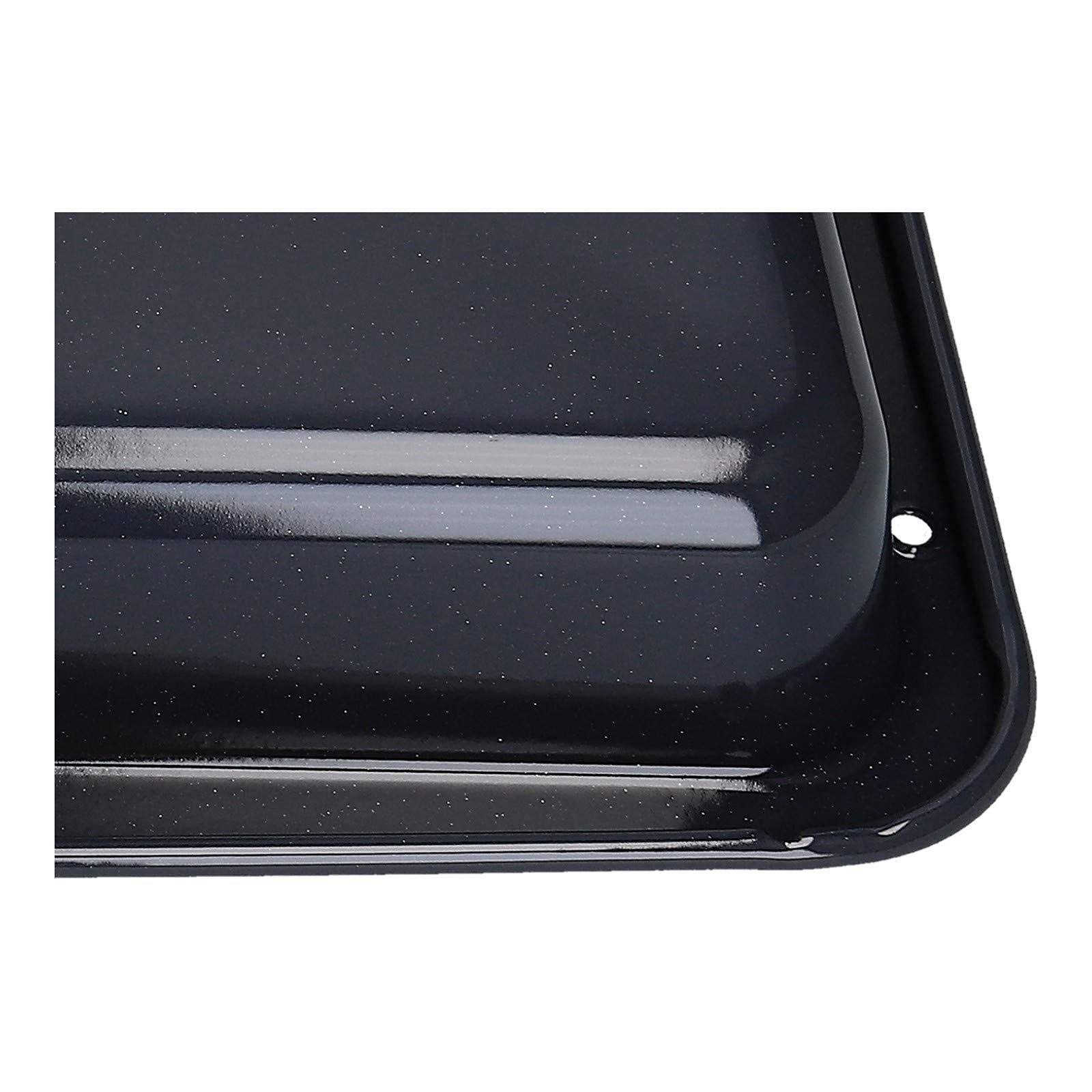 DL-pro Fettpfanne Backblech 42,5x36x4,3cm für AEG Electrolux Juno 387028820/0 3870288200 387028820 tief emailliert für Backofen Herd