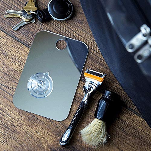 Fxlymr Desktop Makeup Mirror Beauty Mirror Bathroom Fog Free Travel Mirror Shower Mirror Bathroom Unbreakable Portable Traveling Shaving Mirror 13 * 17Cm #TOP5