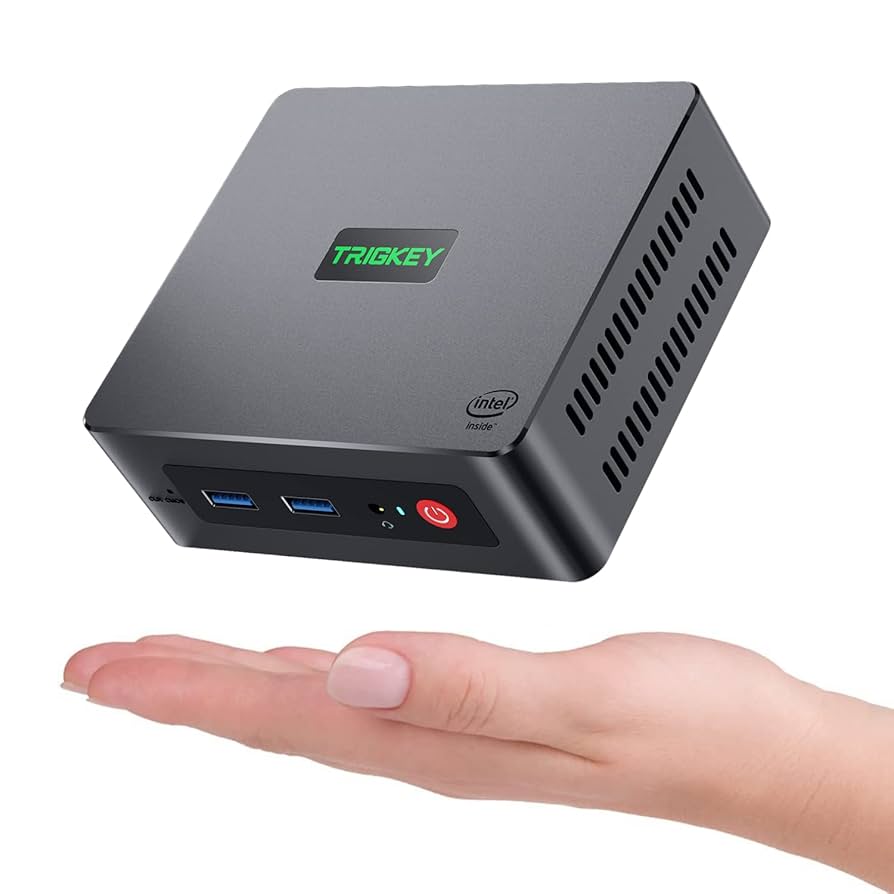 TRIGKEY Mini PC W11 Pro Intel N5095 16GB DDR4 Memoria 500GB