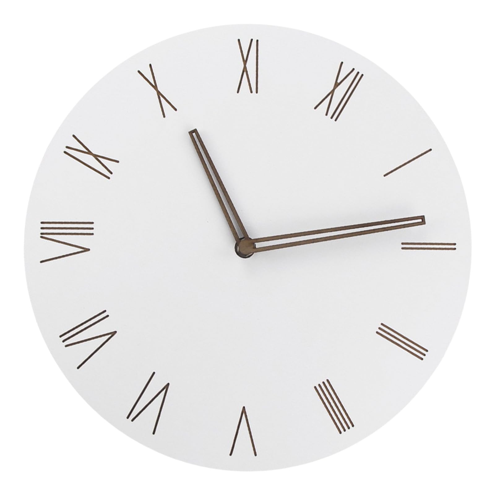 HDOYTXXM 12Inch Modern Round Decorative Wall Clock Quiet Quartzs Movement Battery Operated for Home Living Room Bedroom Quiet Quartzs Movement Clock