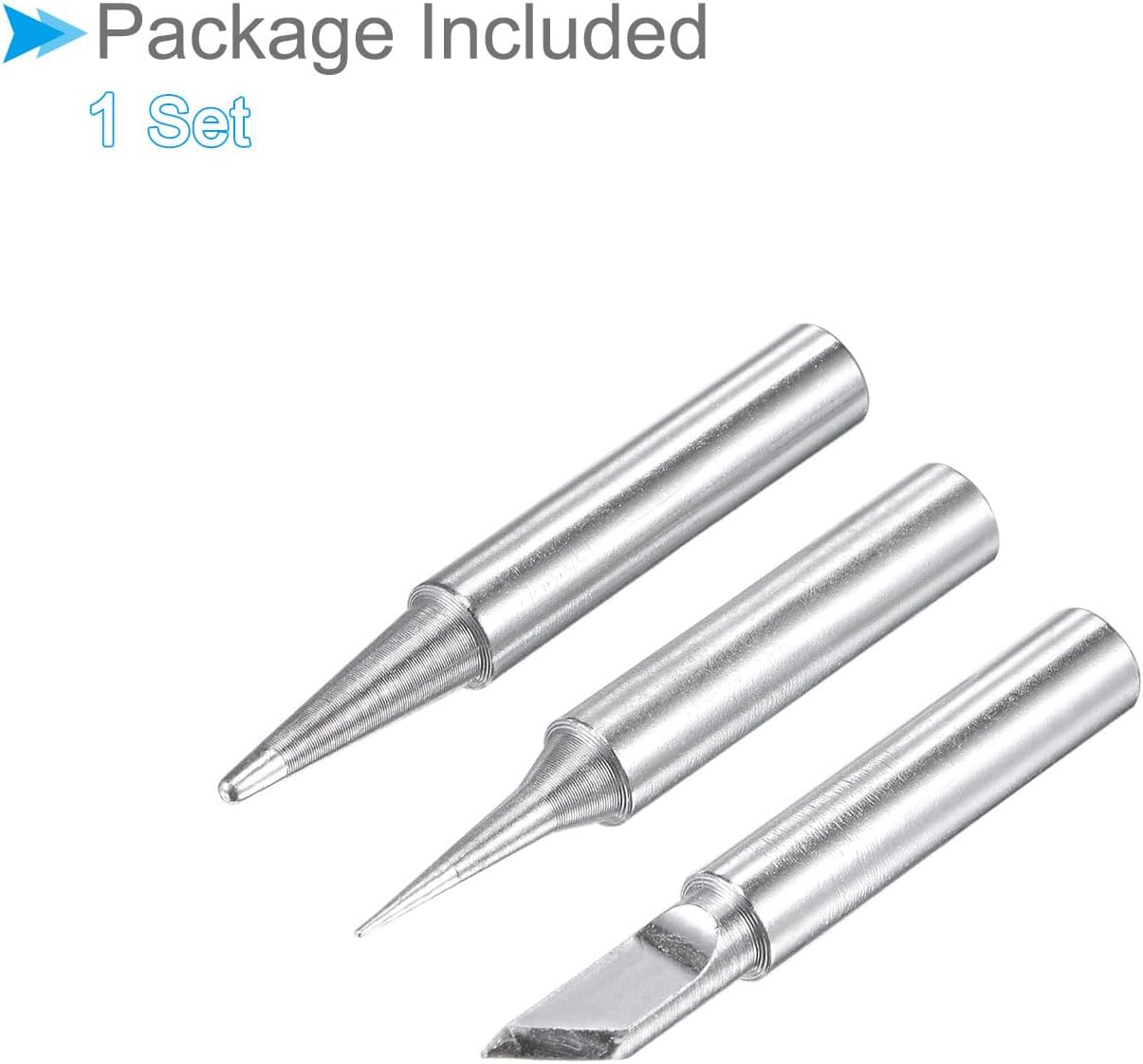 Soldering Iron Tips, 4x41mm I+B+K Series, Solder Tips Fine Soldering Gun Replacement Solder Welding - (Applications: for Soldering Irons Soldering Station), 3 Pieces