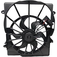 Sunbelt Dual Radiator And Condenser Fan Assembly Compatible with Dodge Nitro 2007-2011 3.7L, 4.0L CH3115153