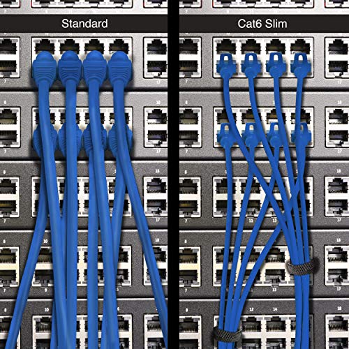Cable Patch Cat6A Slim 7ft Azul Pack 10 miniatura 5
