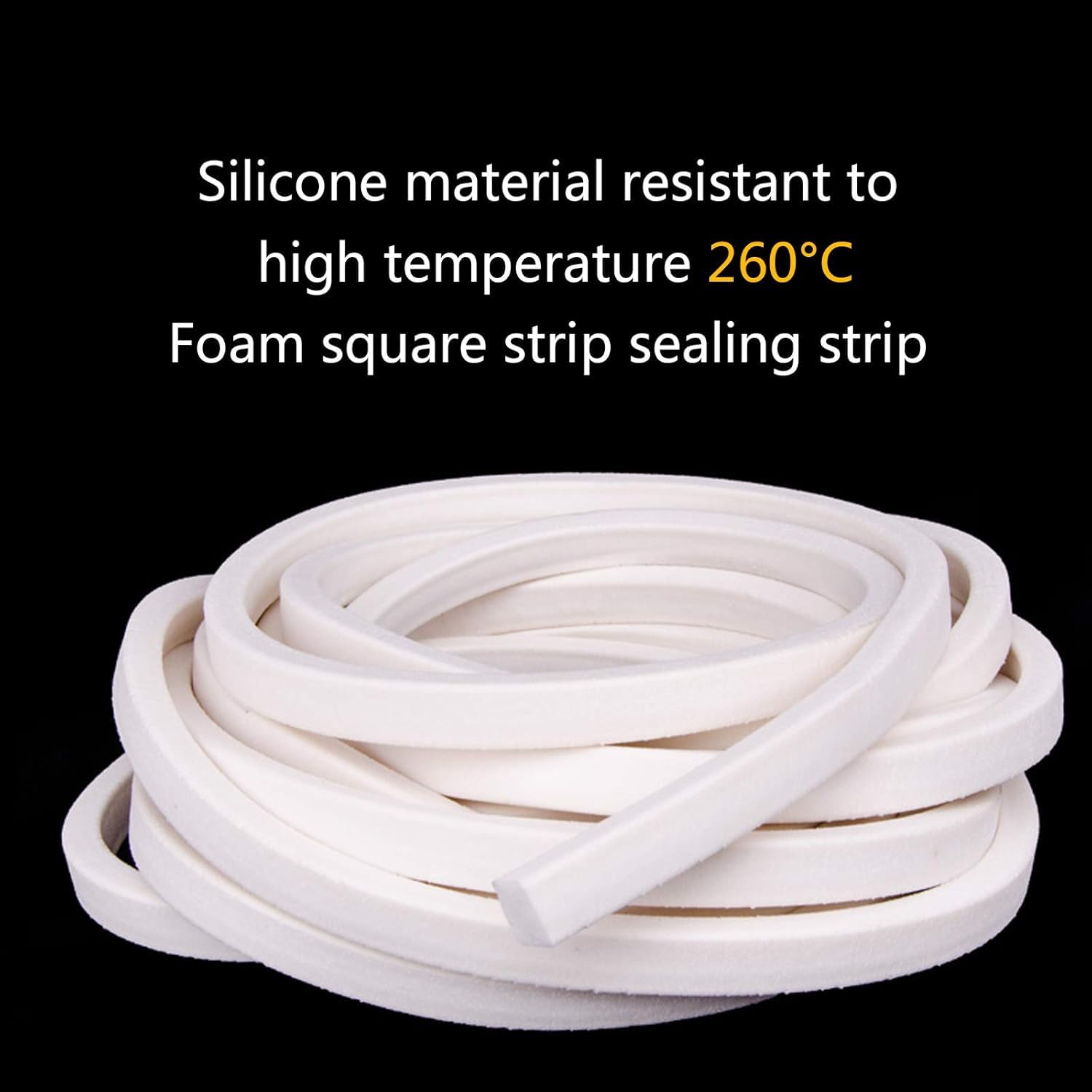 Cinta de espuma silicona, esponja 1M longitud, barra pies, tira sellado cuadrada for ducha, inodoro, cocina, pared, y decoración moho(25 * 30Mm)