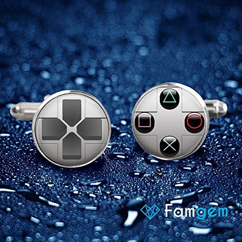 Men's Video Game Controller Cufflinks Geek Nerd Unique Groomsmen Cuff link for man Anniversary Father's Day Gifts for Him Wedding Newlywed Jewelry