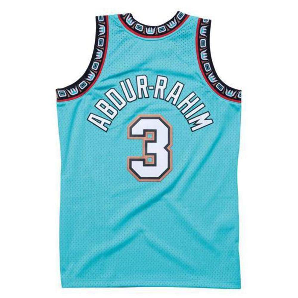 Mitchell & Ness Abdur Rahim 3 Replica Swingman Vancouver Grizzlies NBA Jersey Teal HWC Basketball Trikot