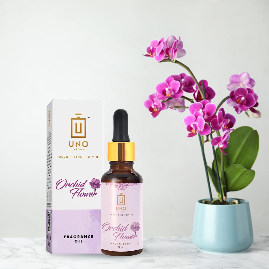 Uno Aroma 100% Pure, Undiluted, Natural & Therapeutic Fragrance & Essential Oil for Home Fragrance and Aroma Diffuser with Glass Dropper (Orchid Flower, 30ML) (B09HN4YXHF) Amazon Price History, Amazon Price Tracker