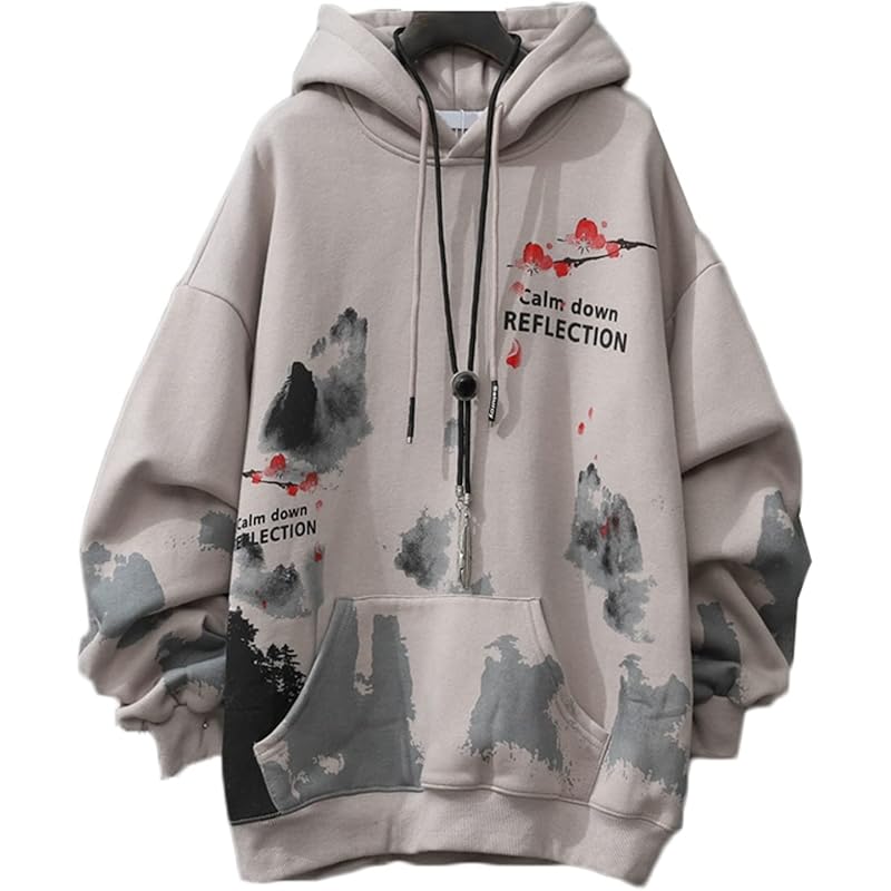 メンズ 22年限定カラー メンズ パーカー トレーナー フード付き 和風 かっこいい プリント 総柄 ゆったり 春秋 長袖 プルオーバー 柔らか 汗染み防止 通気性 速乾 気持ちいい カジュアル ストリート 散歩 アウトドア スポーツ おしゃれ 上着 Ihxmwilq7m Www