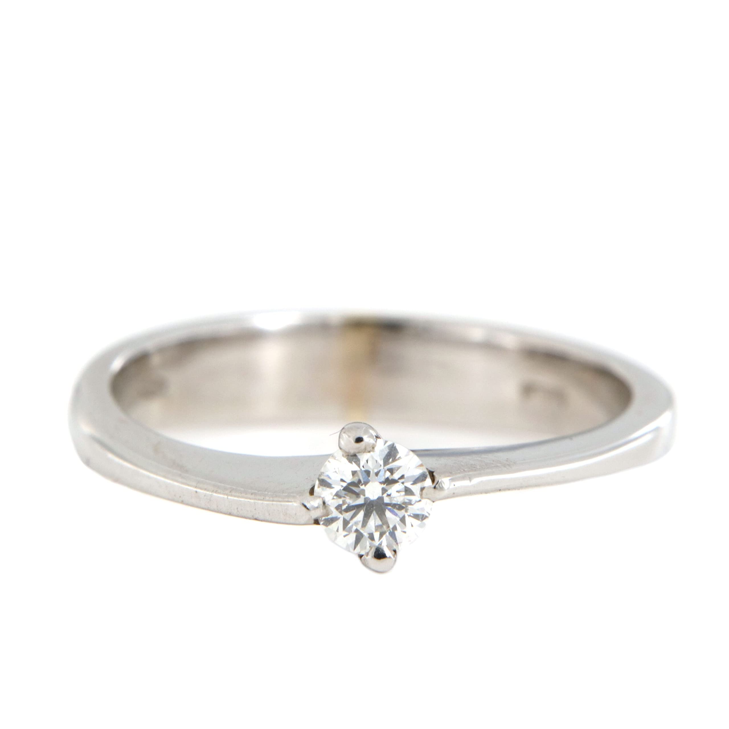 Crivelli Anello Solitario Oro Bianco Diamante