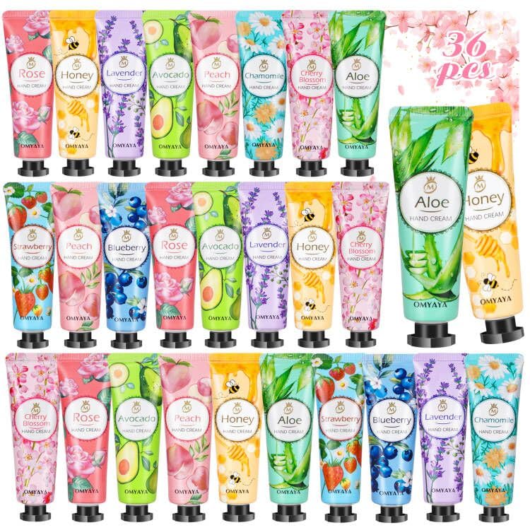 Amazon.com : 36 Pack Hand Cream Set, Hand Lotion Travel Size