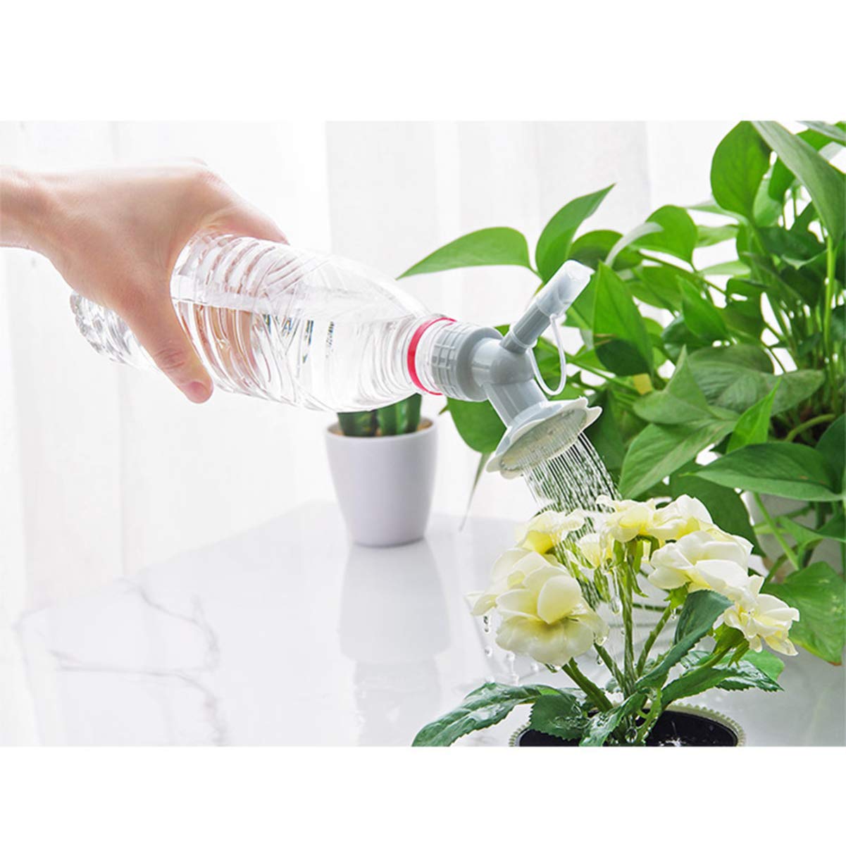 5 Pezzi Irrigatori Per Bottiglie DOITOOL – Beige, In Plastica – Trasforma Una Bottiglia In Un Annaffiatoio - 2