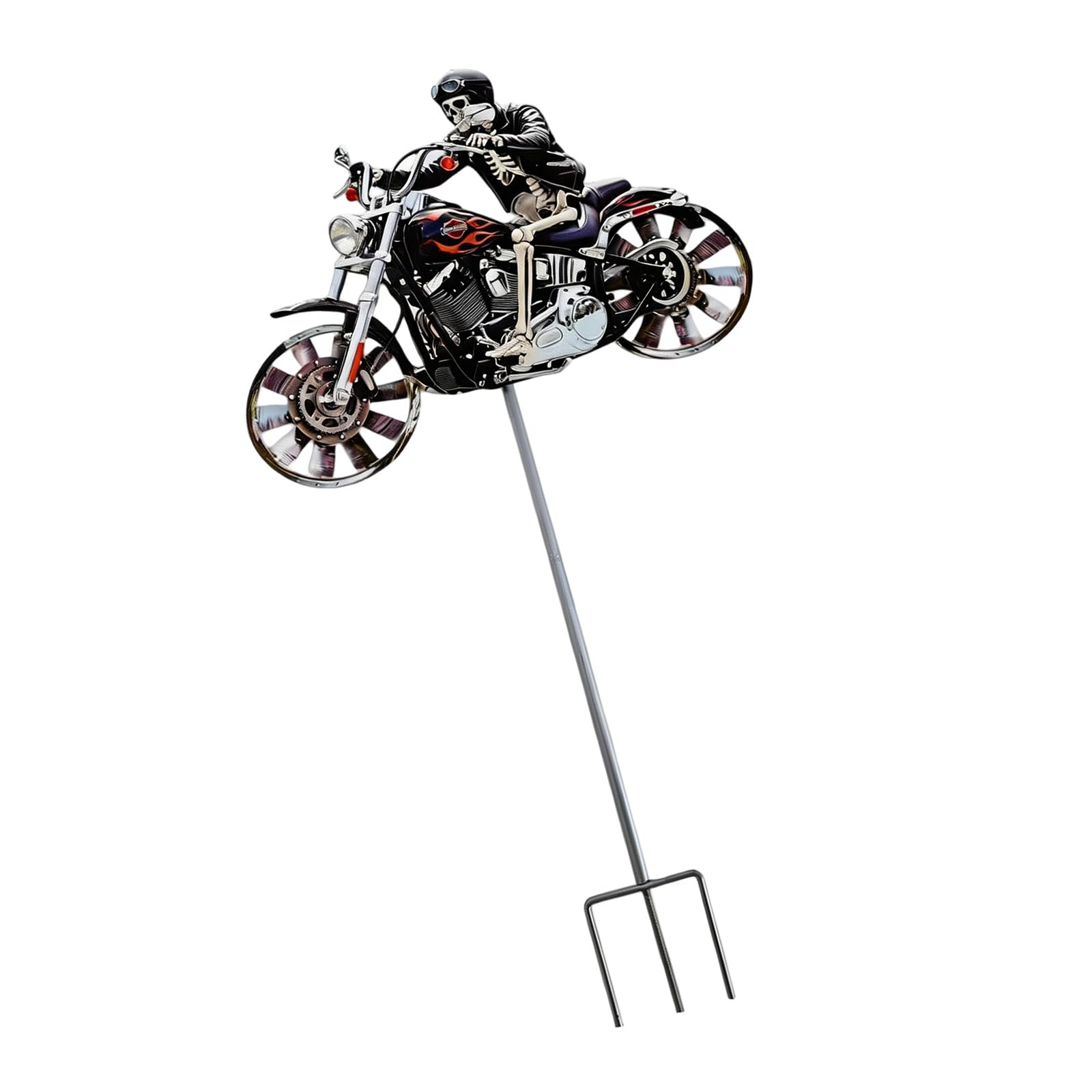 Garden Wind Spinner Windmill Stake with Rotatable for Yard Garden Unique Outdoor Sculptures Ornament Whirling Combine Yard Decoration