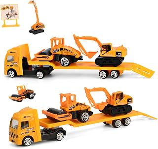 SAFIGLE Kids Mini Toys Kids Playset Baby Project Car Child Car Toys Pull Back Toys Engineering Vehicle