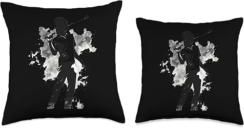 Miniatura 3 de Golf Afros Black Pride Golfing Gifts Golfista Afro Man Player African American Golfing Men Throw Pillow, 16 x 16, multicolor