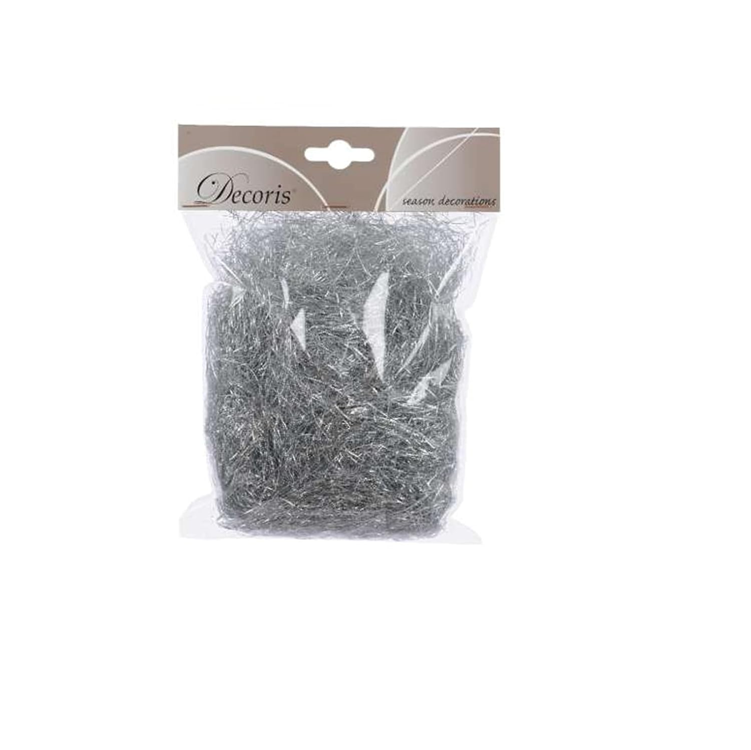 Decoris Metallic Christmas Angel Hair Shredded Tinsel Hair