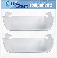 Vista 1 de Paquete de 2 estantes de repuesto para nevera Kenmore/Sears 253.57189601 para refrigerador – Compatible con AP2116105 – Marca UpStart Components