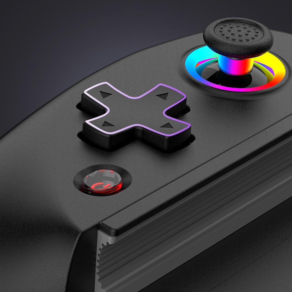 Manette de Jeu Extensible pour téléphones Portables Manette de Jeu Mobile sans Fil Bluetooth avec gâchette à Bascule Hall