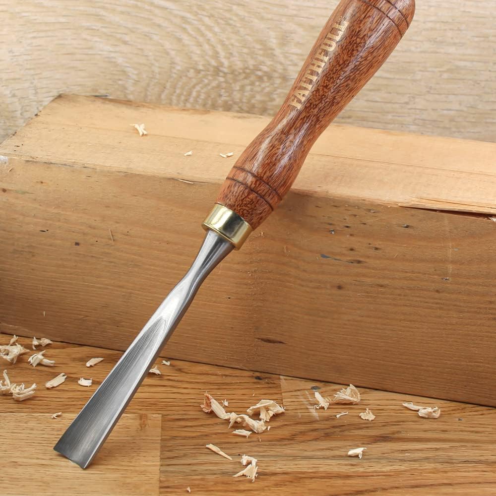 Faithfull WCARV3 Straight Gouge Woodcarving Chisel