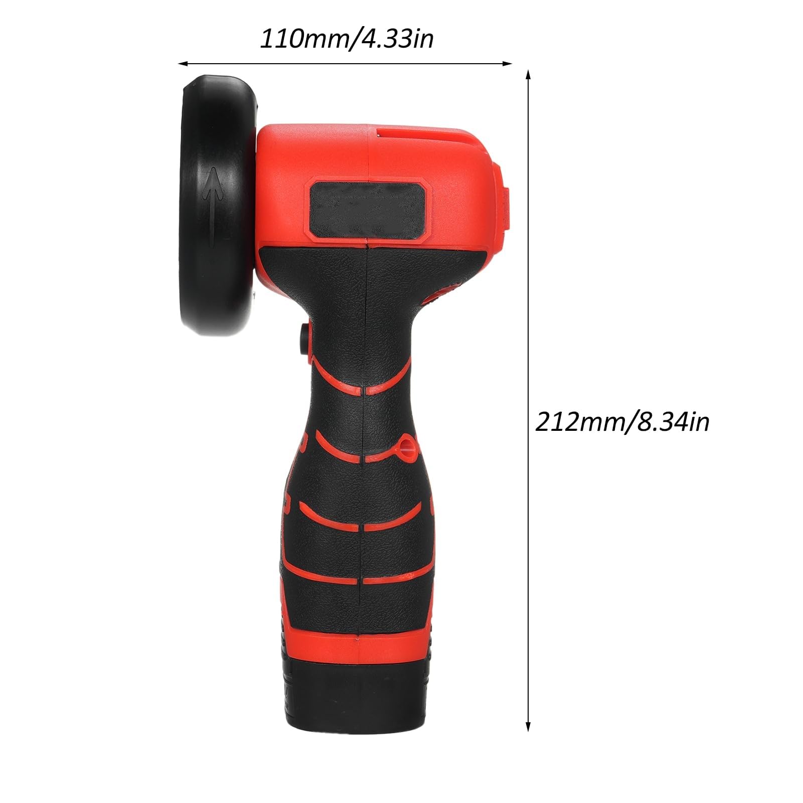 Smerigliatrice angolare senza fili, strumento di levigatura elettrico, 7000 giri/min, mini smerigliatrice con 2 batterie da 16,8 V, 2000 mAh e disco abrasivo per tagliare la mattonella