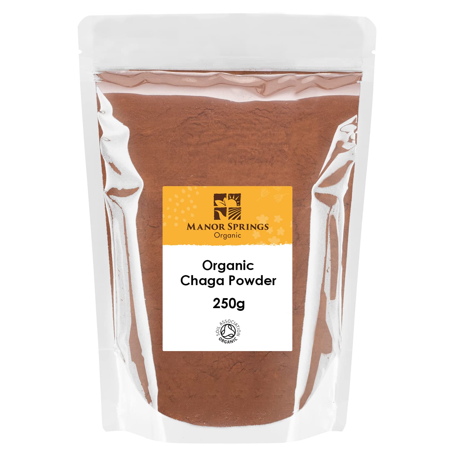Organic Chaga Mushroom Powder 250g by Manor Springs Organic