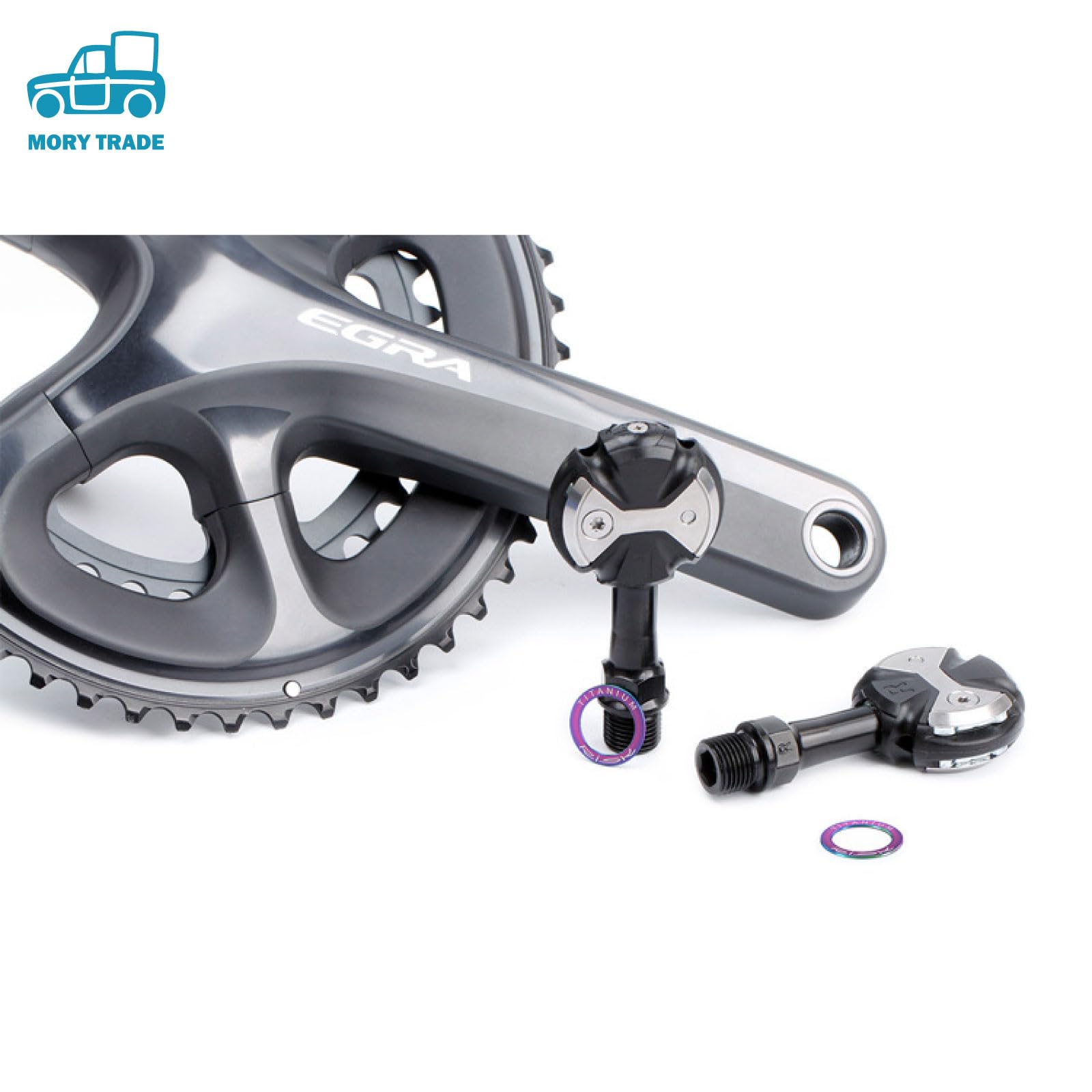 Amazon | MORYTRADE ペダルスペーサー ペダルガスケット クランク