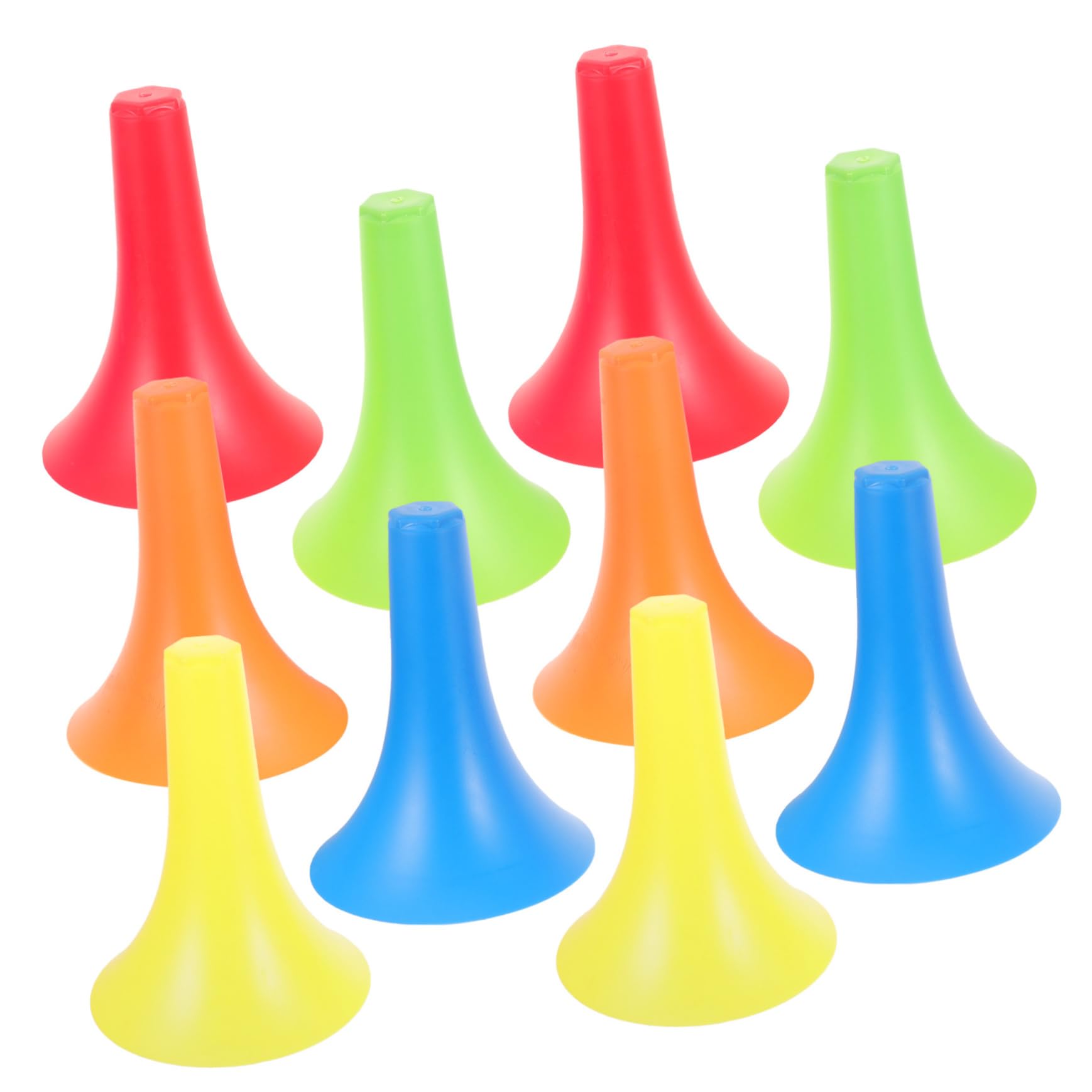 Toyvian 10pezzi in Miniatura di PE Coni per Allenamento di Sport Rotelle Coni per Allenamento di Football Coni per Agilità per Pattinaggio Rotelle per